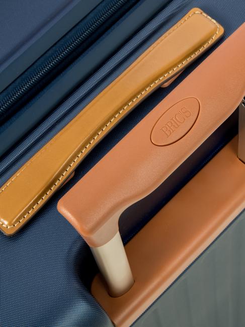 CAPRI W&oacute;zek średni z portem USB niebieski - W&oacute;zki twarde