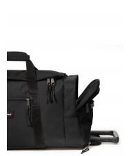 EASTPAK LEATHERFACE M + Średniej wielkości torba podr&oacute;żna na k&oacute;łkach CZARNY - W&oacute;zki p&oacute;łsztywne - 3