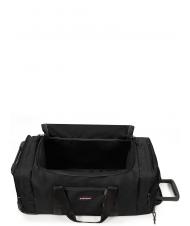 EASTPAK LEATHERFACE M + Średniej wielkości torba podr&oacute;żna na k&oacute;łkach CZARNY - W&oacute;zki p&oacute;łsztywne - 5