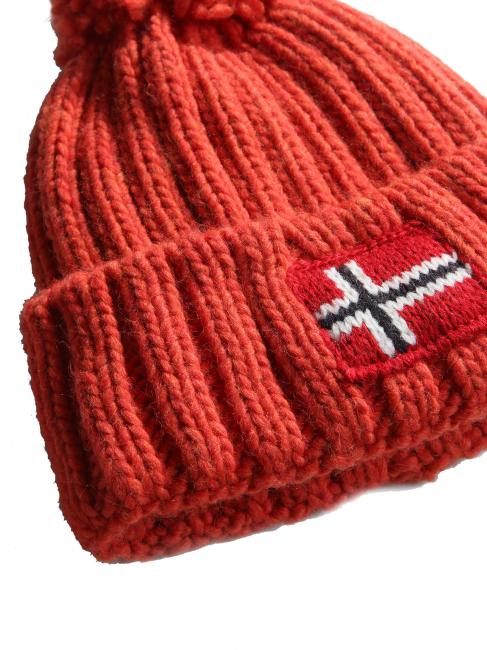 KIDS SEMIURY 6 Czapka z pomponem czerwony mak - Włosy