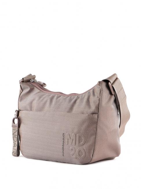 MD20 Torba na ramię typu hobo Kolor ciemnoszary - Torby damskie