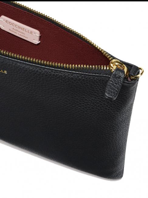 BEST CROSSBODY Saszetka sk&oacute;rzana Czarny - Torby damskie