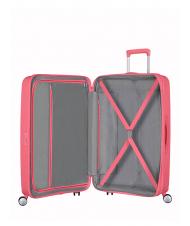 AMERICAN TOURISTER SOUNDBOX Duży, rozszerzalny w&oacute;zek koral muśnięty słońcem - W&oacute;zki twarde - 2