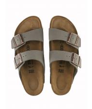 BIRKENSTOCK ARIZONA Sandały z nubuku kamień - Buty męskie - 3