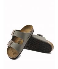 BIRKENSTOCK ARIZONA Sandały z nubuku kamień - Buty męskie - 5