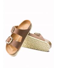 BIRKENSTOCK ARIZONA BIG BUCKLE Sandały ze sk&oacute;ry olejowanej koniak - Buty uniseks - 5