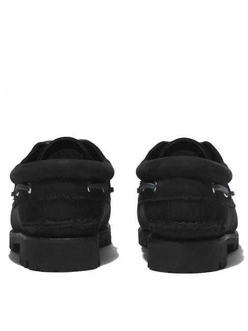 HERITAGE NOREEN Mokasyny żeglarskie CZARNY - Buty damskie