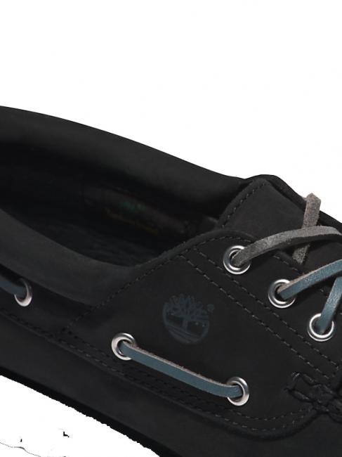 HERITAGE NOREEN Mokasyny żeglarskie CZARNY - Buty damskie