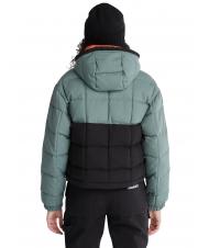 TIMBERLAND HOODER PUFFER Kurtka pikowana ECO balsam zielony/czarny - Kurtki puchowe damskie - 4