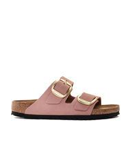 BIRKENSTOCK ARIZONA BIG BUCKLE Kapcie ze sk&oacute;ry nubukowej - Buty damskie