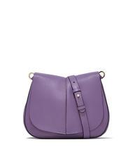 GIANNI CHIARINI HELENA ROUND Podw&oacute;jna sk&oacute;rzana torba na ramię glicynia - Torby damskie - 3