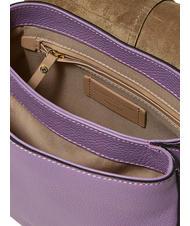 GIANNI CHIARINI HELENA ROUND Podw&oacute;jna sk&oacute;rzana torba na ramię glicynia - Torby damskie - 5