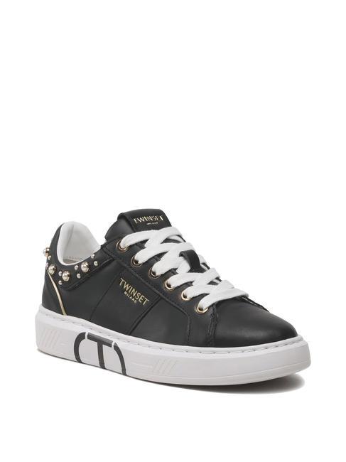 PEARLS Trampki z koralikami czarny - Buty damskie