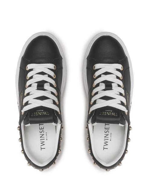 PEARLS Trampki z koralikami czarny - Buty damskie
