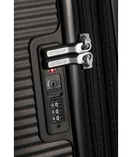 AMERICAN TOURISTER SOUNDBOX SPINNER W&oacute;zek średni, rozszerzalny bas czarny - W&oacute;zki twarde - 4