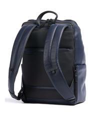 PIQUADRO FINN Sk&oacute;rzany plecak na laptopa 14" niebieski - Plecaki na laptopa do pracy - 2