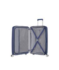 AMERICAN TOURISTER SOUNDBOX Duży, rozszerzalny w&oacute;zek granatowy o p&oacute;łnocy - W&oacute;zki twarde - 2