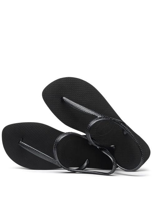 FLASH URBAN  Klapki CZARNY - Buty damskie