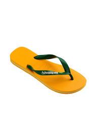 HAVAIANAS BRASIL LOGO Klapki  ż&oacute;łty - Buty uniseks - 2