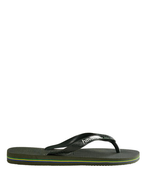 BRASIL LOGO Klapki  czarny czarny - Buty uniseks