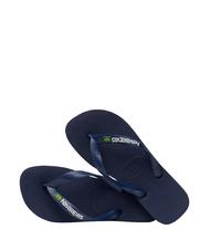 HAVAIANAS BRASIL LOGO Klapki  granatowy - Buty uniseks - 4