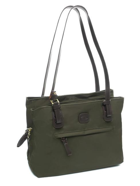 X-BAG Torba na ramię oliwka/jeżyna - Torby damskie