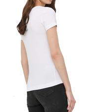 GUESS MINI TRIANGLE Koszulka typu slim-fit czysto biały - Koszulki i topy damskie - 2