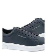 ARMANI EXCHANGE ACTION Sk&oacute;rzane trampki MARYNARKA WOJENNA/MARYNARKA WOJENNA - Buty męskie - 4