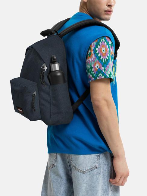 PADDED DAY PAK'R Plecak na laptopa 14" z kieszenią na butelkę z wodą potr&oacute;jny denim - Plecaki szkolne i rekreacyjne