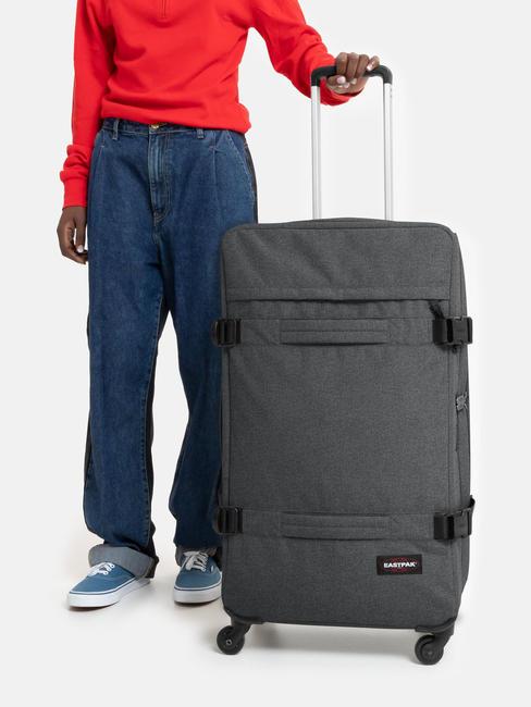 TRANSIT'R 4 L Duży w&oacute;zek CzarnyDenim - W&oacute;zki p&oacute;łsztywne