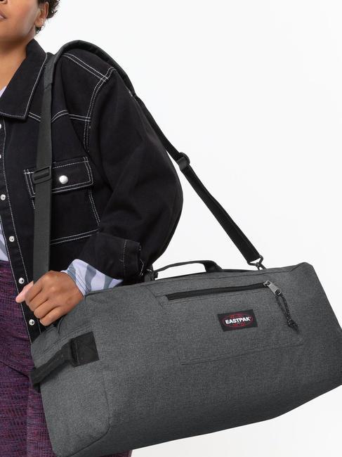 DUFFL'R M Torba podr&oacute;żna z paskiem na ramię CzarnyDenim - Mn&oacute;stwo