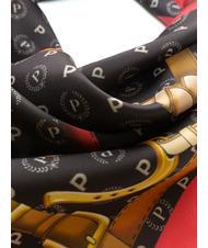 POLLINI TWILL Szalik z nadrukiem czarny i fuksja - Szaliki - 3
