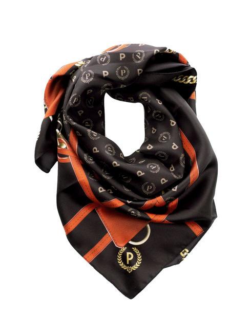 TWILL CHAIN Szalik z nadrukiem czarny i czerwony - Szaliki