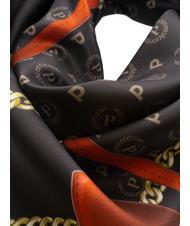 POLLINI TWILL CHAIN Szalik z nadrukiem czarny i czerwony - Szaliki - 3