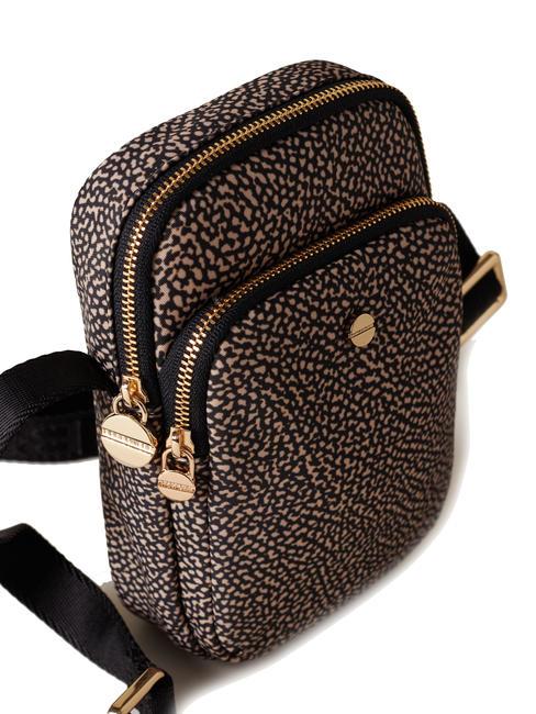 CLASSICA Mikro torba na smartfony OP/NATURALNY/CZARNY - Torby damskie