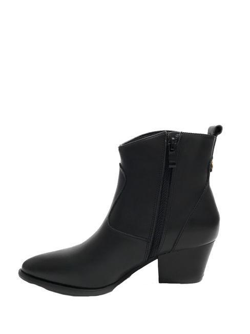 BOYTA Sk&oacute;rzane botki CZARNY - Buty damskie