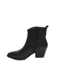 GUESS BOYTA Sk&oacute;rzane botki CZARNY - Buty damskie - 3
