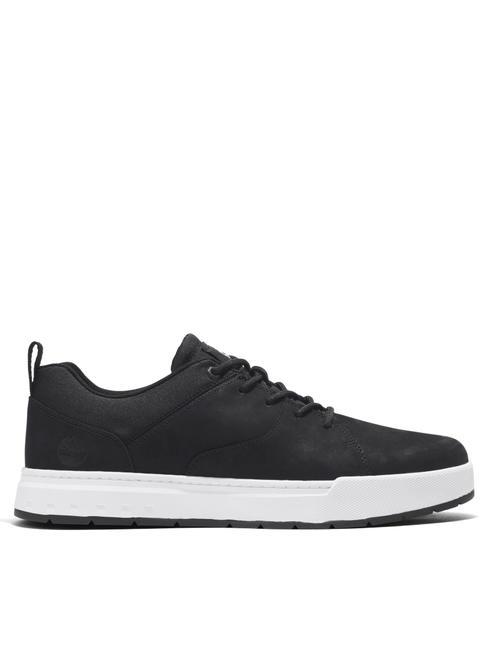 MAPLE GROVE Buty sportowe typu Oxford ze sk&oacute;ry nubukowej CZARNY ODRZUT - Buty męskie