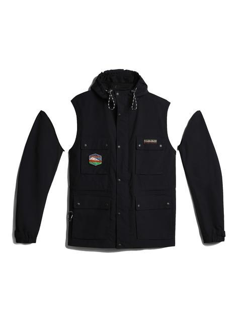 URBAN MODULAR Kurtka z odpinanymi rękawami czarny 041 - Kurtki męskie