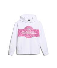 NAPAPIJRI KIDS B-PINZON Bluza z kapturem bawełniana Jasnobiały - Bluzy dziecięce - 4
