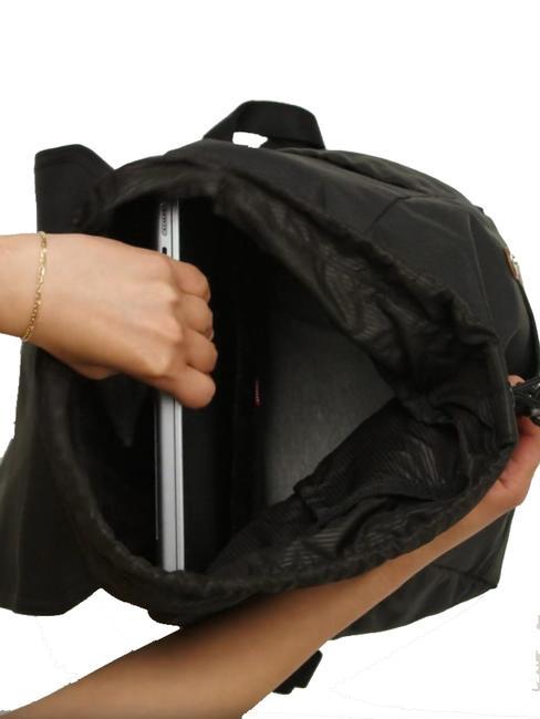 RETREAT Plecak na laptopa 15,6" czarny tonalny - Plecaki szkolne i rekreacyjne