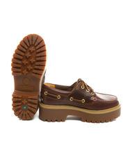 TIMBERLAND BOAT Wysokie sk&oacute;rzane buty żeglarskie - Buty damskie