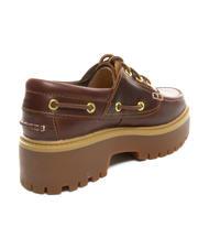 TIMBERLAND BOAT Wysokie sk&oacute;rzane buty żeglarskie piwo korzenne - Buty damskie - 3