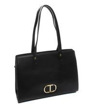 TWINSET OVAL T Torba na ramię z ramą czarny - Torby damskie - 2