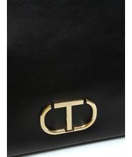 TWINSET OVAL T Torba na ramię z ramą czarny - Torby damskie - 3