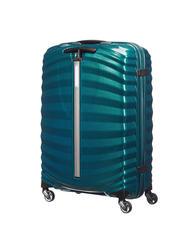 SAMSONITE LITE-SHOCK Średniej wielkości, ultralekki w&oacute;zek niebieski benzynowy - W&oacute;zki twarde - 4