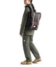 HERSCHEL LITTLE AMERICA MID Plecak na laptopa 15,6" czarny tonalny - Plecaki szkolne i rekreacyjne - 4