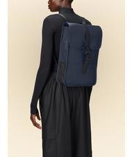 RAINS BACKPACK MINI Wodoodporny plecak marynarka wojenna - Plecaki szkolne i rekreacyjne - 4