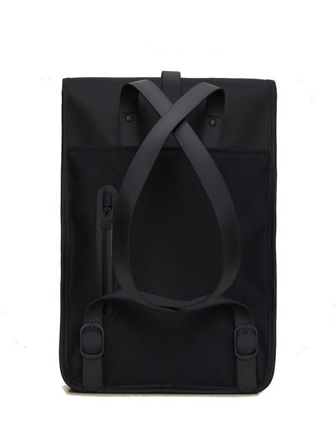 BACKPACK MINI Wodoodporny plecak czarny - Plecaki szkolne i rekreacyjne