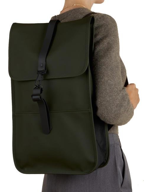 BACKPACK Wodoodporny plecak zielony - Plecaki szkolne i rekreacyjne